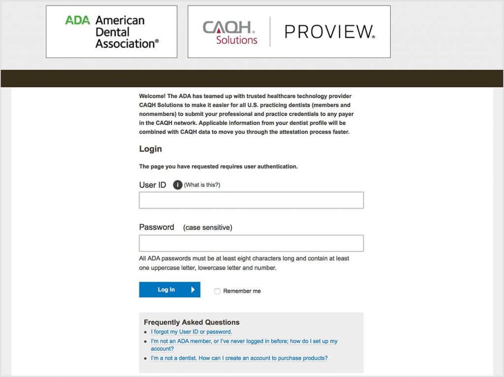 ADA Partners With CAQH To Streamline Credentialing - Dentistry Today