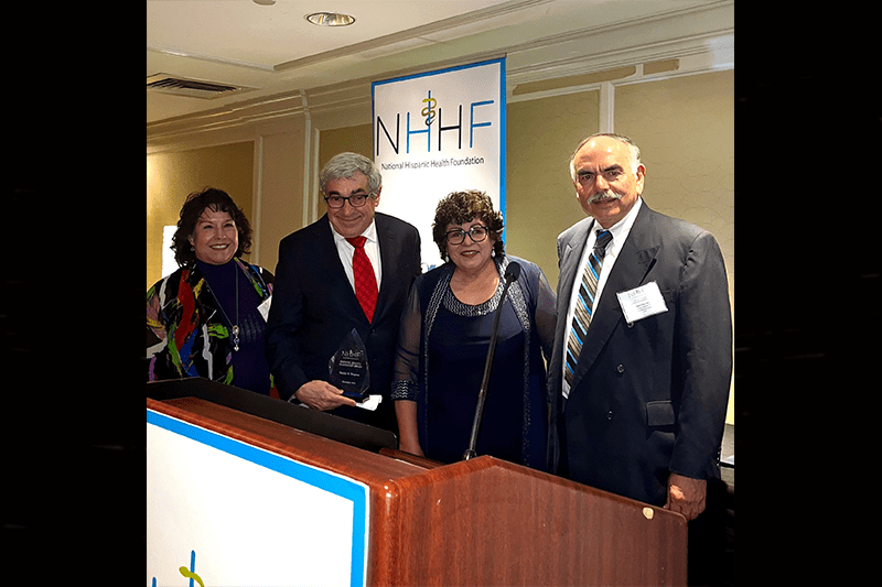 Stanley Bergman Honored by National Hispanic Health Foundation